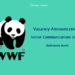 Job Vacancy at World Wildlife Fund