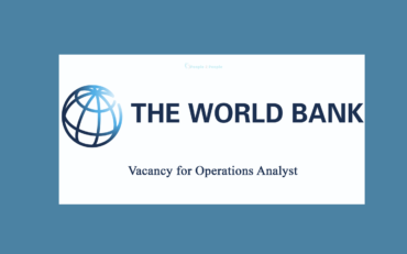 Job Opportunity at The World Bank